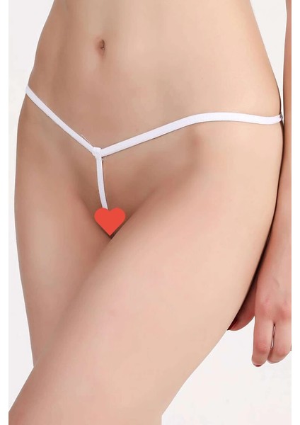 Magic Special Beyaz Fantazi Ip Tanga TM1134