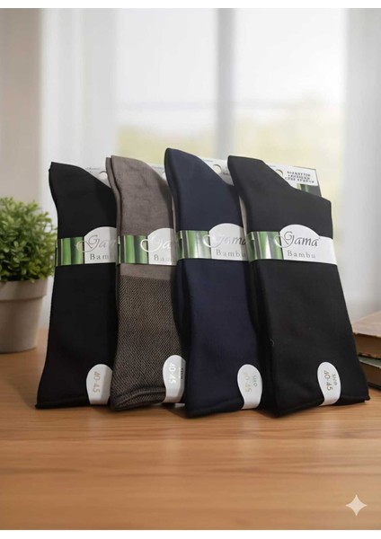 Bambu Erkek Diyabetik Çorap Lastiksiz Core Spun'lu (Premier Sock Collektion)