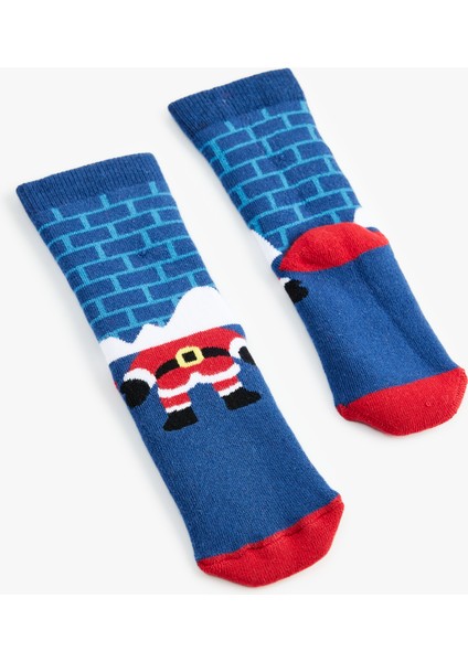 Noel Baba Detaylı Pamuklu Havlu Çorap fiyatları