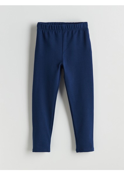 Yeni Sezon Beli Lastikli Basic Kız Çocuk Tayt