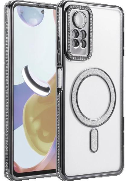 CPT05 Xiaomi Redmi Note 12 Pro 4g Joke Simli Magneticsafe Kılıf - Siyah