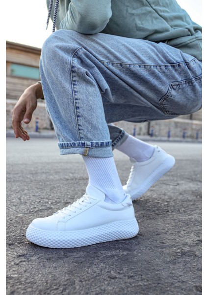 CH107 - CBT Felibord Erkek Ayakkabı BEYAZ / BEYAZ