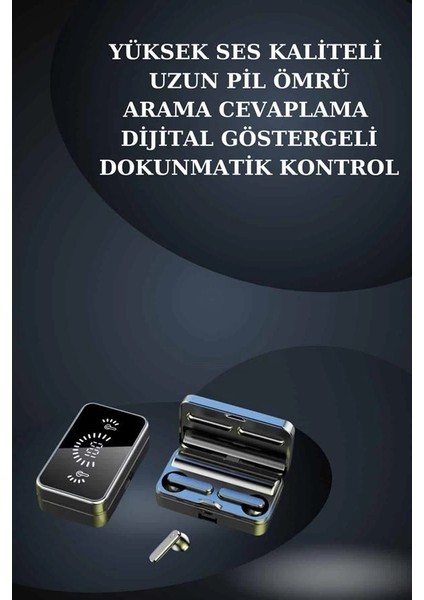 Bileklikli Amoled Ekran Akıllı Saat ve Dijital Göstergeli Kablosuz Bluetooth Kulaklık Anc/ Enc modelleri