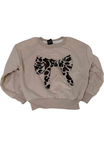 Leopar Desenli Etekli Sweat Takım Kız Çocuk fiyatları
