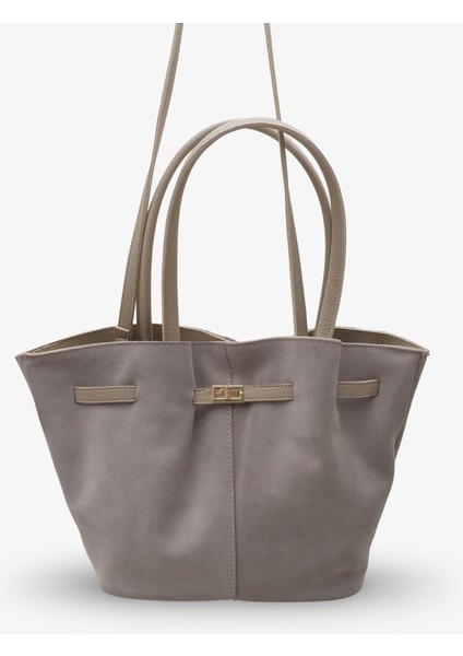 Mira Kadın Günlük Çanta - Vizon Süet fırsatları