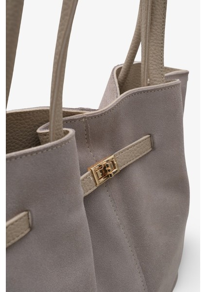 Mira Kadın Günlük Çanta - Vizon Süet indirimleri