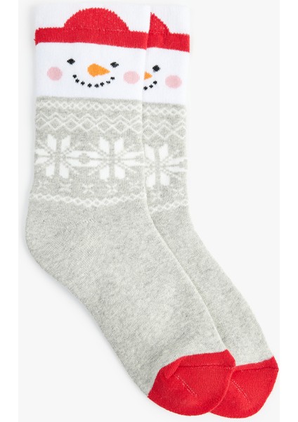 Yılbaşı Temalı Soket Çorap