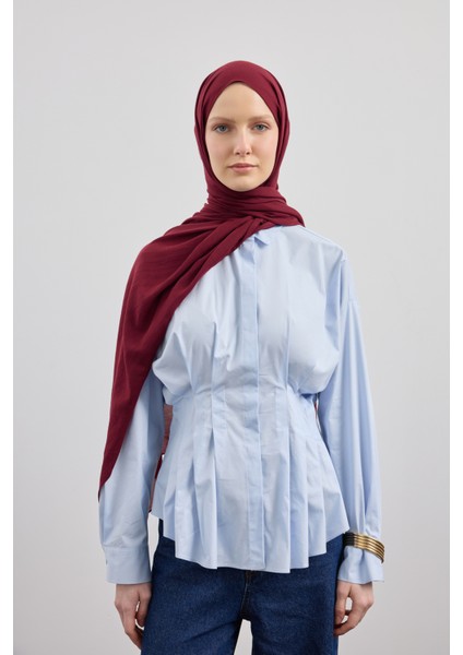 Organik Crash Şal Bordo fiyatları