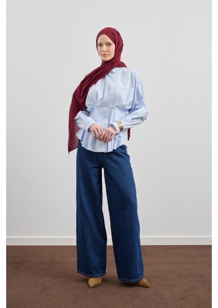 Organik Crash Şal Bordo fırsatları