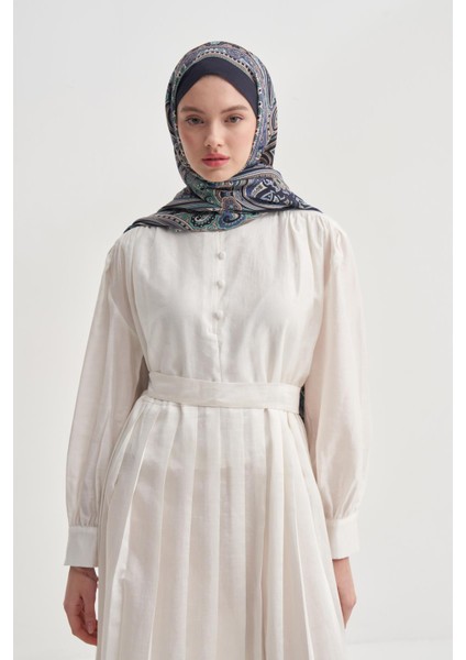 Sienna Lacivert Nilla Pamuklu Şal modelleri