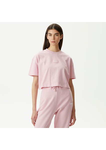 Unıted4 Classic Kadın Pembe Crop T-Shirt