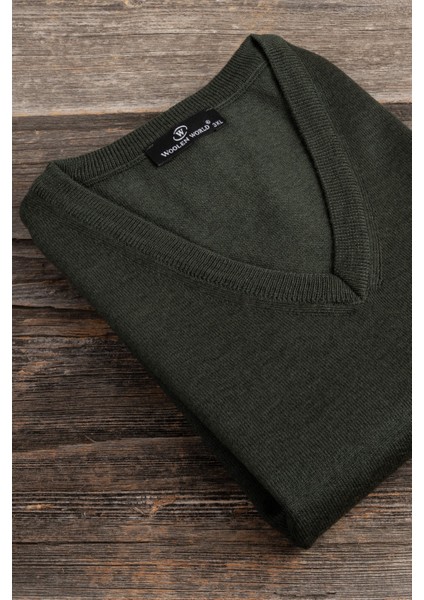 V Yaka Battal (Büyük Boy) Yünlü Kolsuz Triko Süveter fiyatları