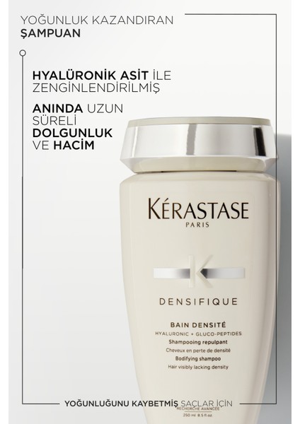 Densifique Bain Densité Yoğunluk Veren Şampuan 250 ml 250 ml indirimleri