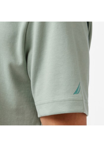 Erkek Yeşil Oversize Fit T-Shirt indirimleri