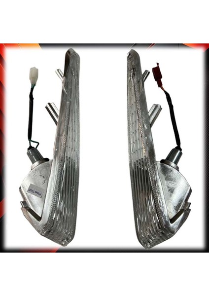 Honda Beat 100 2003-2010 Sağ Sol Ön Sinyal Takımı Komple Şeffaf Camlı A