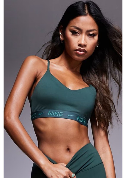 Indy Light-Support Padded Adjustable Sports Bra Kadın Spor Bra Yeşil