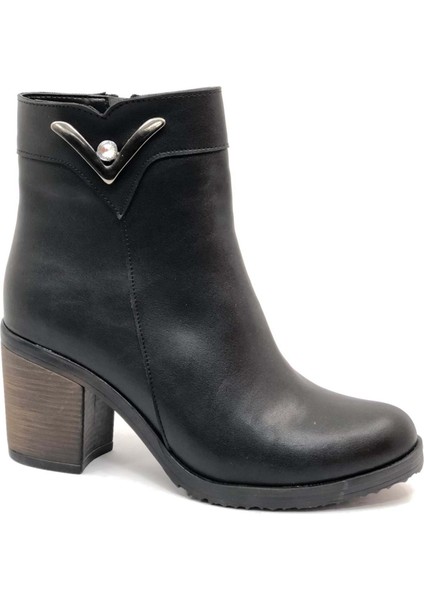 Mehtap Bilek V Toka Detaylı Topuklu Kadın Bot
