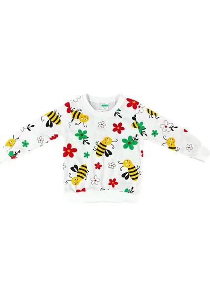 Beyaz Arı Desenli Eşofman Takımı fiyatları