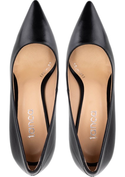 Kadın Hakiki Deri Siyah Topuklu Ayakkabı 1132 570 Bn Ayk SK25-26 Sıyah Derı indirimleri