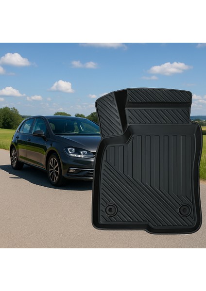 Volkswagen Golf 7 2012-2019 Uyumlu 3D Oto Paspas Premium indirimleri