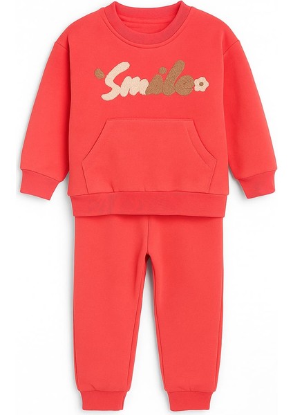 Kız Çocuk Eşofman Takımı %100 Pamuk