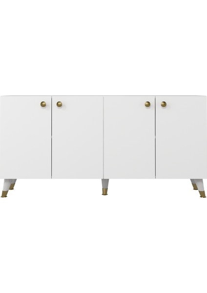 8198KB150-1DD Konsol ,tv Ünitesi Beyaz-Altın fiyatları