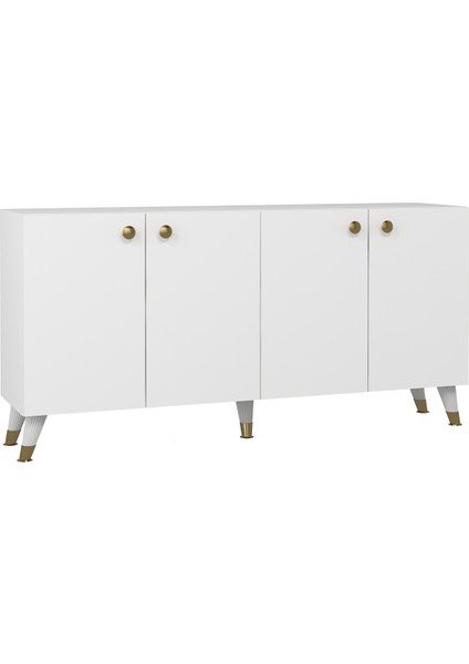 8198KB150-1DD Konsol ,tv Ünitesi Beyaz-Altın modelleri