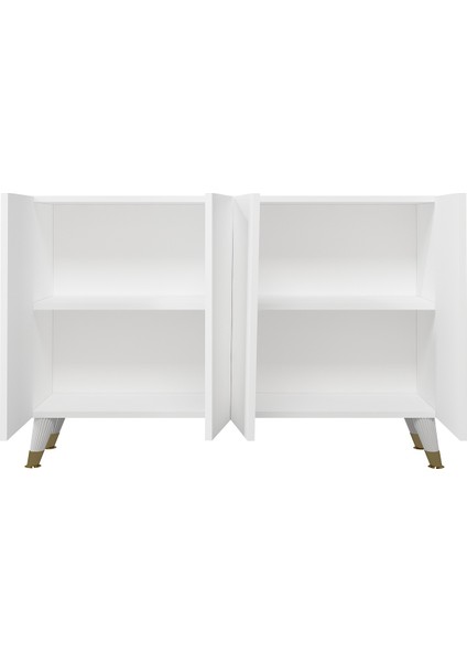 8198KB150-1DD Konsol ,tv Ünitesi Beyaz-Altın indirimleri