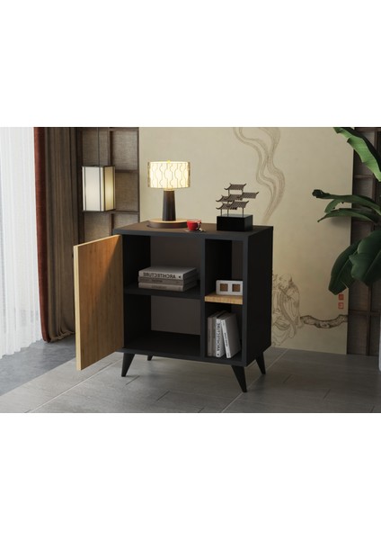 Raflı Komodin Modern Dekoratif Çok Amaçlı fiyatları