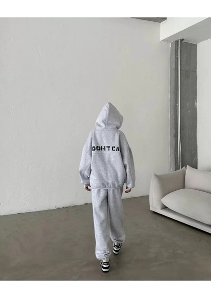 Nakış Işlemeli Üç Iplik Sweat Takım- Gri fiyatları