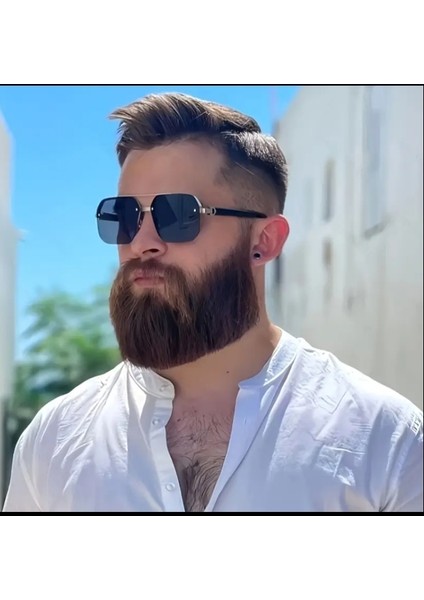 piratikcozumshop çift köprü retro gözlük unisex Parlak altın çerçeve v