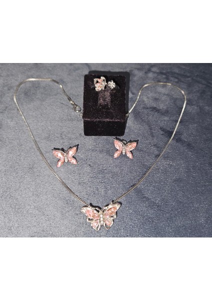 “masal Kanatları” Genç/çocuk Takı Seti – Kolye, Küpe ve Yüzük modelleri