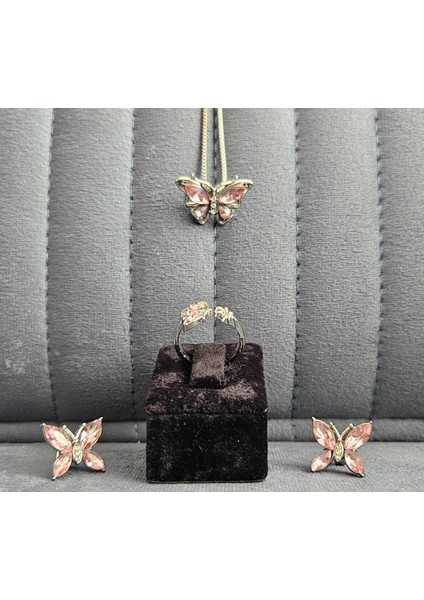 “masal Kanatları” Genç/çocuk Takı Seti – Kolye, Küpe ve Yüzük