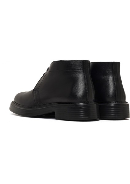 Erkek Siyah Bağcıklı Deri Casual Bot 25WFD611118