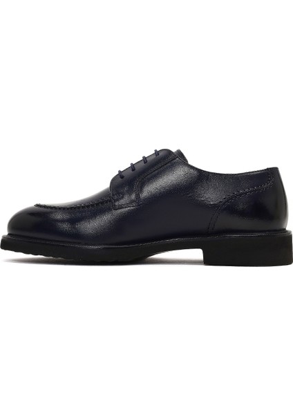 Erkek Lacivert Bağcıklı Deri Casual Ayakkabı 25WFD740318 fiyatları