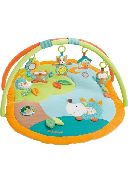 3-D Sleeping Oyun Kemerli Aktivite Halısı – Kavranabilir 5 Oyuncaklı Emekleme Matı – 0+ Aylık Bebekler ve Çocuklar Için Oyun Halısı – Doğum Hediyesi Olarak Emekleme Matı