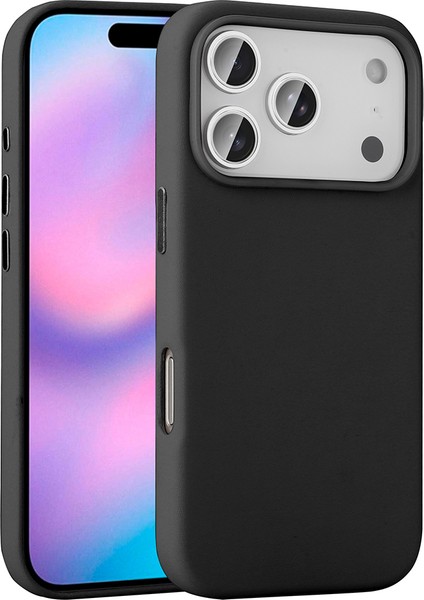 iPhone 17 Pro Max Kılıf M-Safe Şarj Özellikli Pu Deri Görünümlü Mrsa Kupra Kapak - Pembe fiyatları