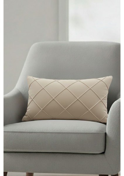 Leke Tutmaz Silinebilir Kapitoneli Kırlent Yastık Kılıfı fiyatları