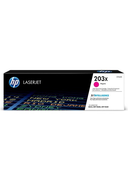 203X Magenta Kırmızı Yüksek Kapasite 2.500 Sayfa Toner CF543X