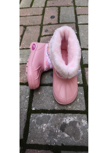 Kız Çocuk Su Geçirmez Içi Kürklü Kar Botu modelleri