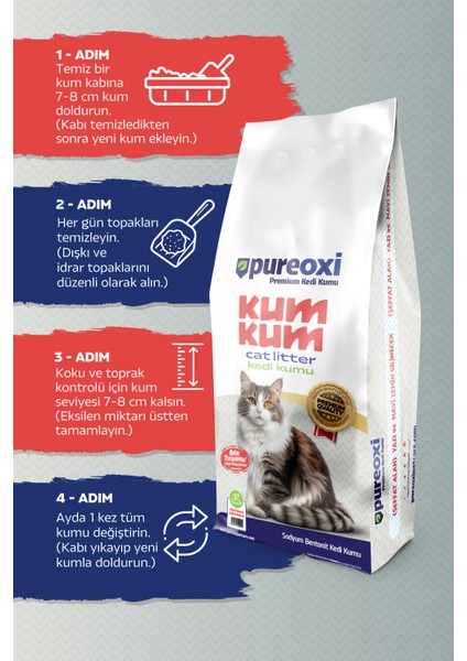 Kum Kum Premium 10 kg Aktif Karbonlu Kokusuz Kedi Kumu – Hızlı Topaklanan, Tozsuz, Bentonit fırsatları
