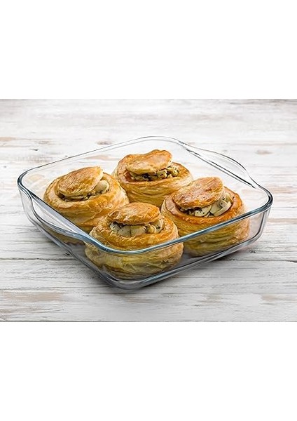 Borcam Küçük Boy Kulplu Kare Tepsi indirimleri