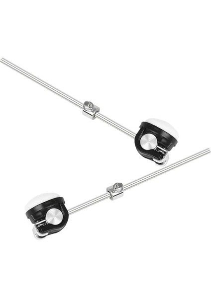 2 Adet Vurmalı Çalgı Aksesuarları Davul Pedalı Davul Pedalı Parçaları Davul Için Parçalar Bateri Kiti Çekiç Kafaları Bas Davul Vurma Aksesuarları Bas Davul Çırpıcı Keçe Siyah