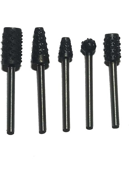 Gravür Mini Törpü Uçları 5 Parça Ahşap Mini Törpü Seti Gravür Makinalarına Uyumlu