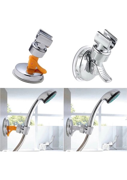 Dayanıklı Banyo Aksesuarları Vakumlu Vantuz Duş Başlığı Tutucu Kafa fiyatları