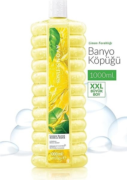 Senses Lemon Burst Limon ve Reyhan Kokulu Banyo Köpüğü 1 Lt. fiyatları