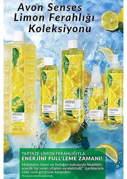 Senses Lemon Burst Limon ve Reyhan Kokulu Banyo Köpüğü 1 Lt. fırsatları
