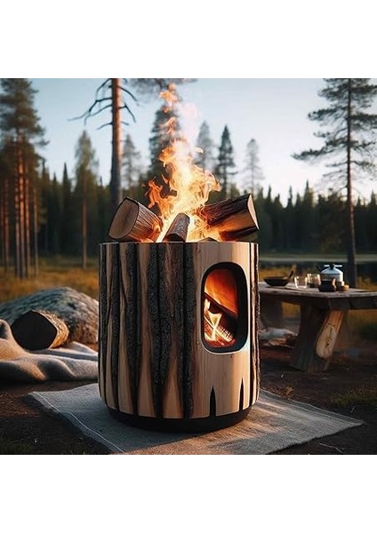 Ayısı® Nordic™ Delme Çapı 22 mm - Bushcraft Isveç El Burgusu Boyunduruk Isveç Ocağı Outdoor Kamp Ekipmanı indirimleri