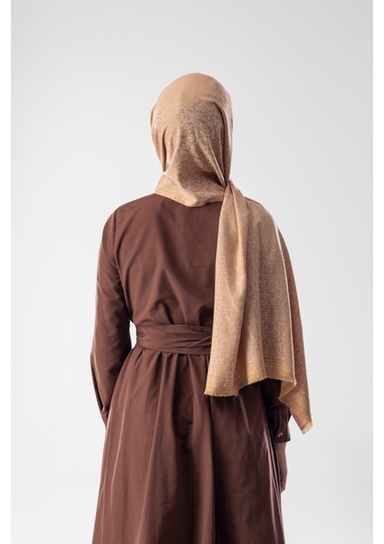 Sunlit Grain Desenli Dokuma Pamuk Şal modelleri