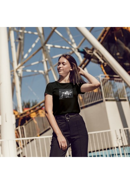 LED Zeppelin Pontiac Silverdome 1977 Tişört - Siyah fiyatları